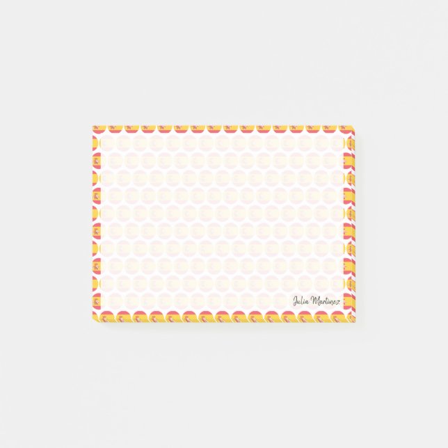 Flag of Spain Emojis Post-it Notes (Front)