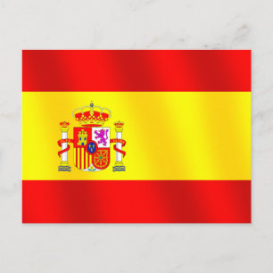 Flag of Spain for Spaniards worldwide Spanish flag Postcard