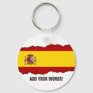 Flag of Spain Key Ring