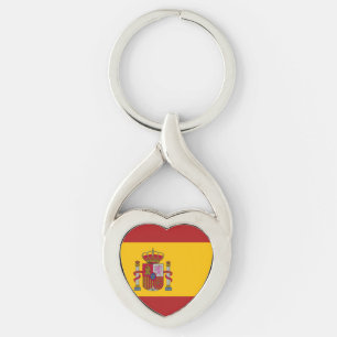 Flag of Spain Key Ring