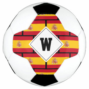 FLAG OF SPAIN Monogram Football