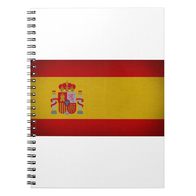 Flag of Spain Notebook (Front)