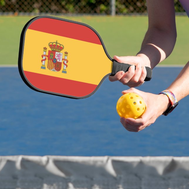 Flag of Spain Pickleball Paddle (Insitu)