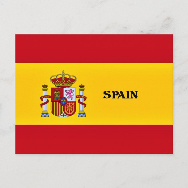 Flag of Spain Postcard (Front)