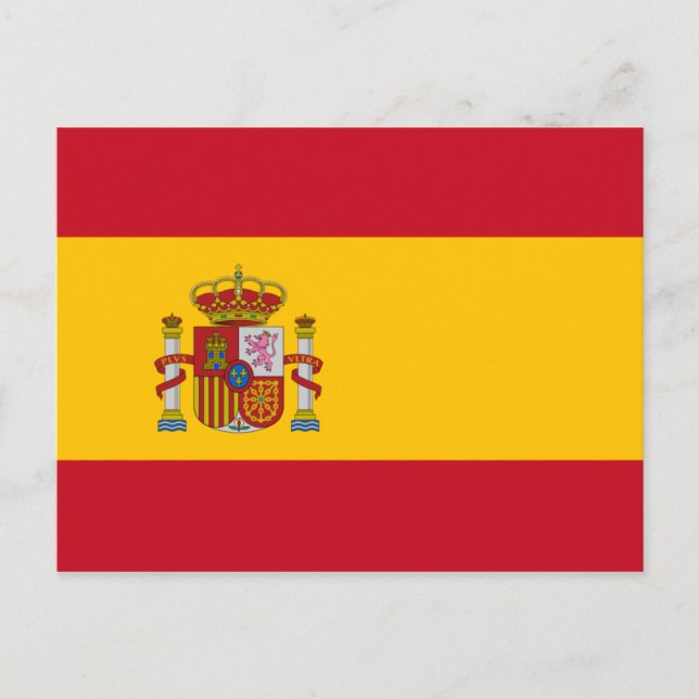 Flag of Spain Postcard (Front)