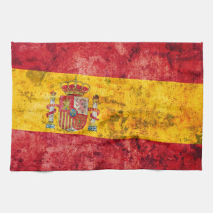 Flag of Spain Tea Towel