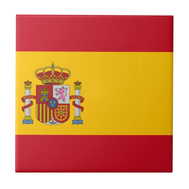 Flag of Spain Tile (Front)
