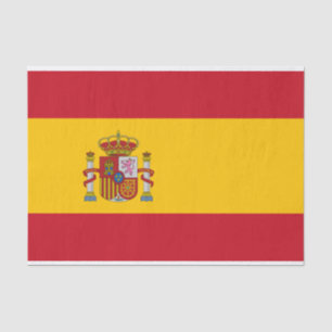 Flag of Spain Tissue Paper
