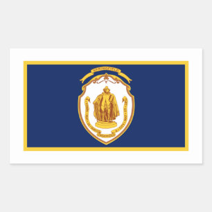 Flag of Springfield, Massachusetts Rectangular Sticker