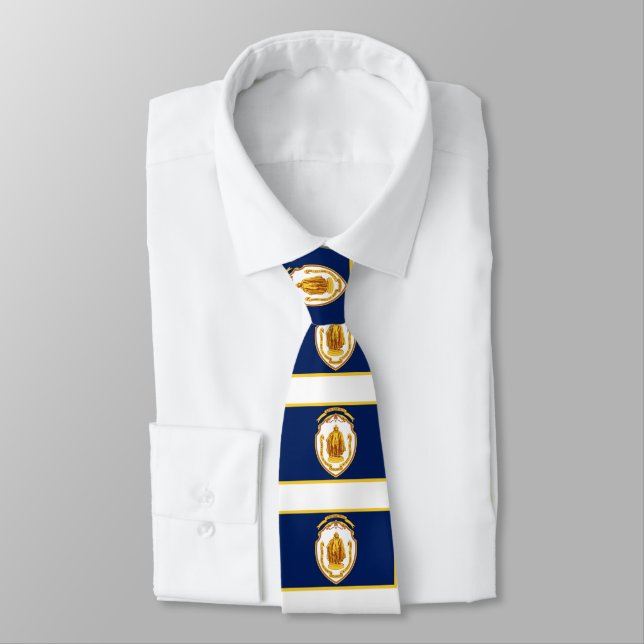Flag of Springfield, Massachusetts Tie (Tied)