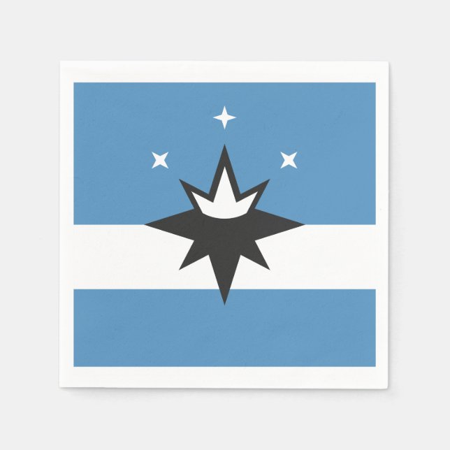 Flag of Springfield, Missouri Napkin (Front)