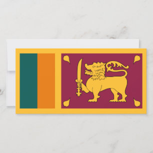 Flag of Sri Lanka Card