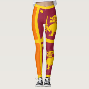 Flag of Sri Lanka Island Leggings