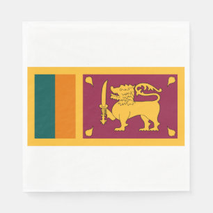 Flag of Sri Lanka Napkin