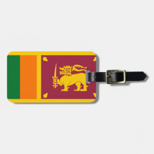 Flag of Sri Lanka Personal Easy ID Luggage Tag