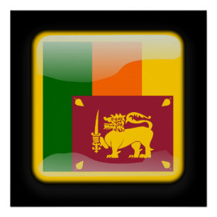 Flag of Sri Lanka Poster