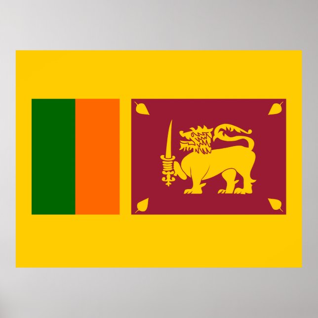 Flag of Sri Lanka Poster (Front)