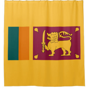 Flag of Sri Lanka Shower Curtain