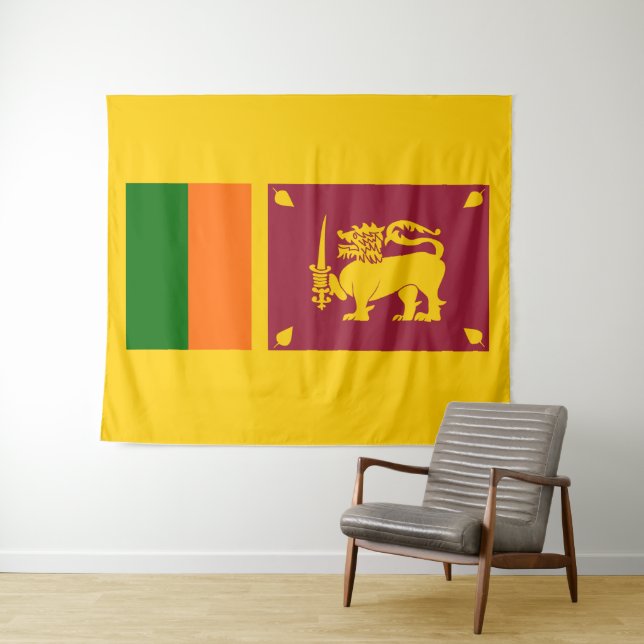 Flag of Sri Lanka Tapestry (In Situ (Horizontal))