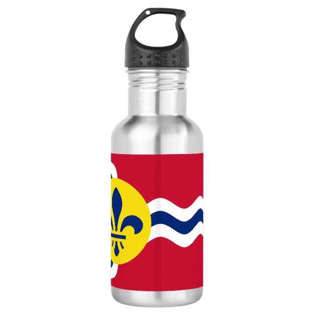 Flag of St. Louis, Missouri 532 Ml Water Bottle (Front)