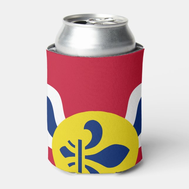 Flag of St. Louis, Missouri Can Cooler (Can Front)