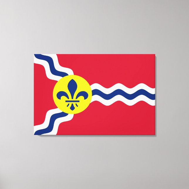 Flag of St Louis (Missouri) Canvas Print (Front)
