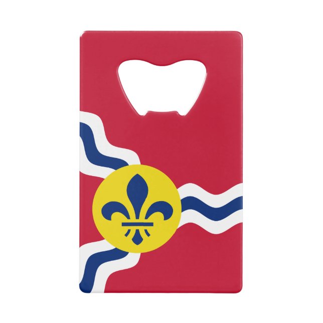 Flag of St. Louis, Missouri Credit Card Bottle Ope (Front)