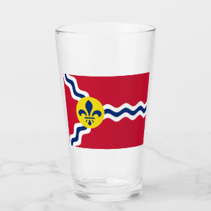 Flag of St. Louis, Missouri Glass