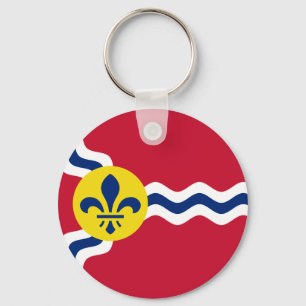 Flag of St. Louis, Missouri Key Ring