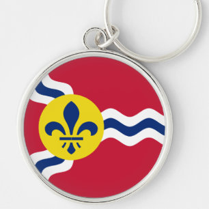 Flag of St. Louis, Missouri Key Ring