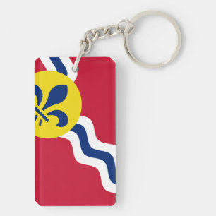 Flag of St. Louis, Missouri Key Ring