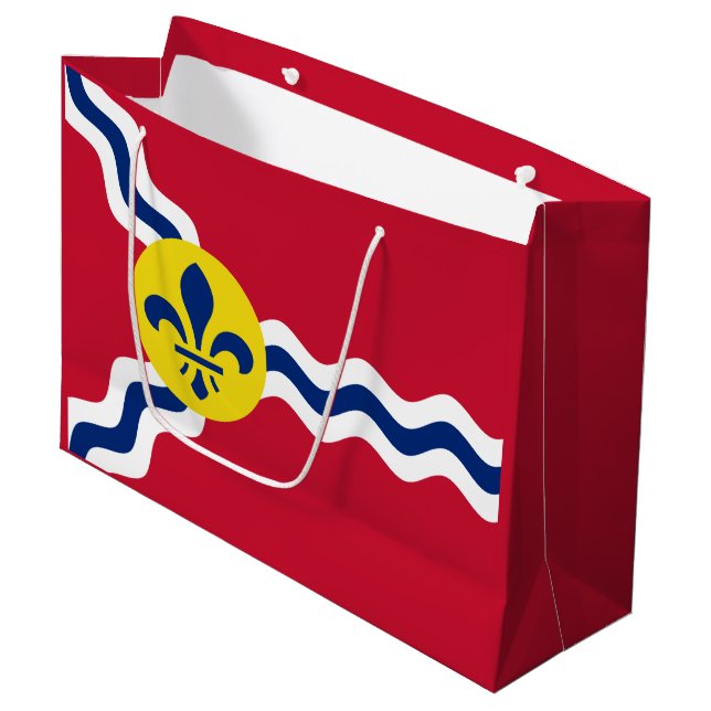 Flag of St. Louis, Missouri Large Gift Bag (Front Angled)
