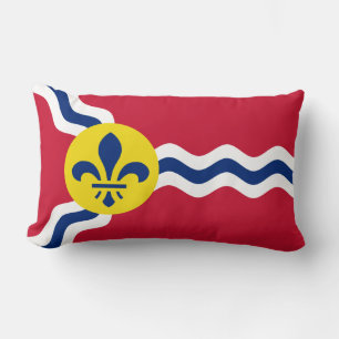 Flag of St. Louis, Missouri Lumbar Cushion