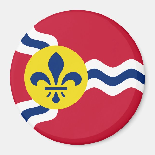 Flag of St. Louis, Missouri, Magnet (Front)