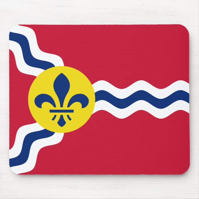 Flag of St Louis (Missouri) Mouse Mat (Front)