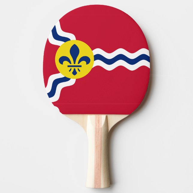 Flag of St. Louis, Missouri Ping Pong Paddle (Front)