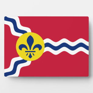 Flag of St. Louis, Missouri Plaque