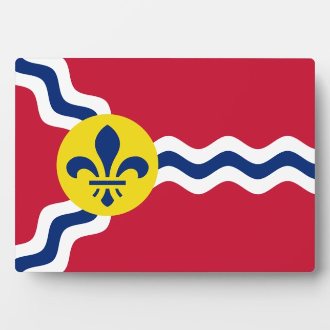 Flag of St. Louis, Missouri Plaque (Front)