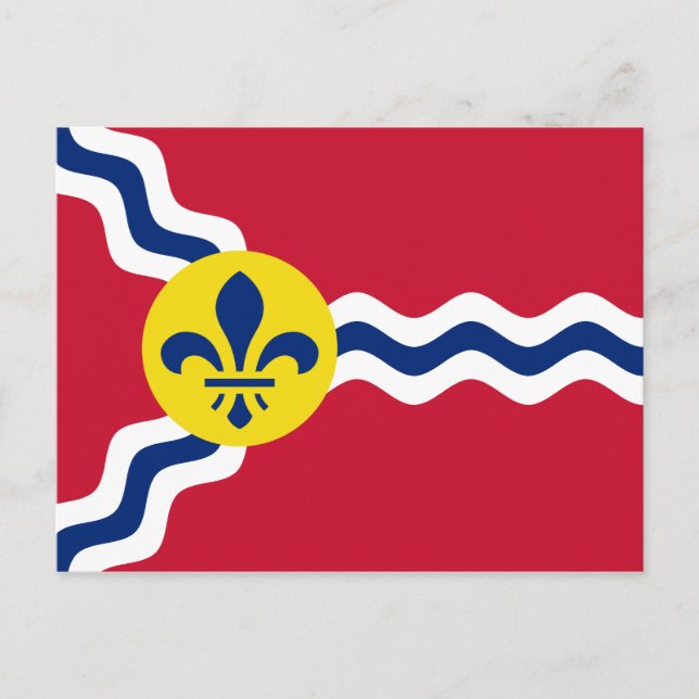 Flag of St. Louis, Missouri Postcard (Front)