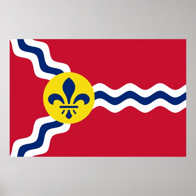 Flag of St Louis (Missouri) Poster (Front)