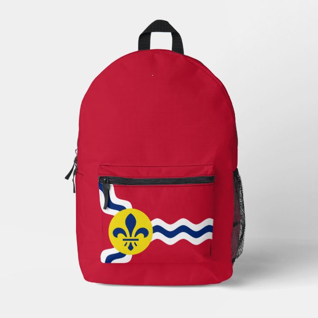 Flag of St. Louis, Missouri Printed Backpack (Front)