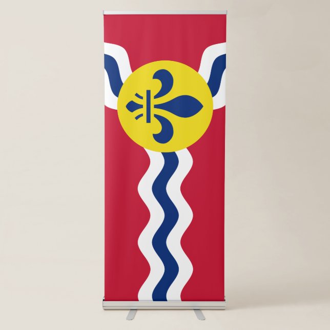 Flag of St. Louis, Missouri Retractable Banner (Front)