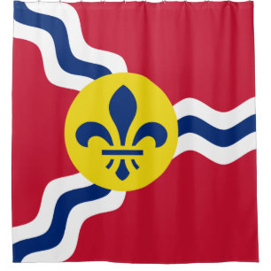 Flag of St Louis (Missouri) Shower Curtain
