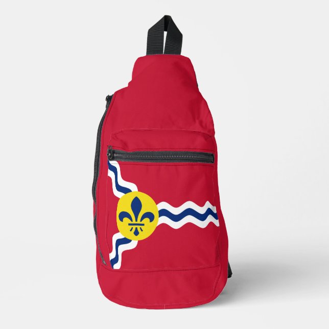 Flag of St. Louis, Missouri Sling Bag (Front)