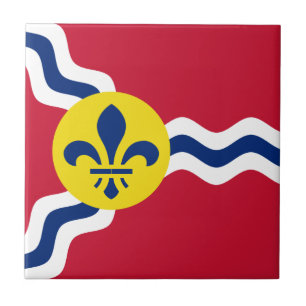 Flag of St. Louis, Missouri Tile