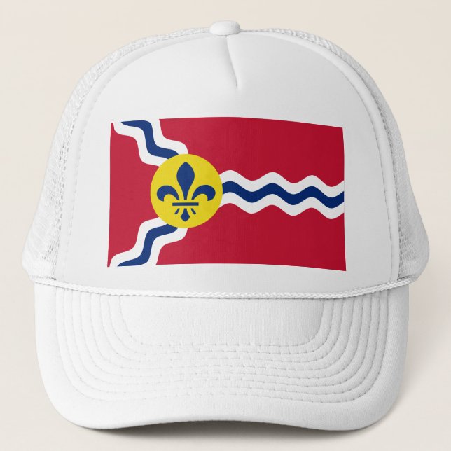 Flag of St. Louis, Missouri Trucker Hat (Front)