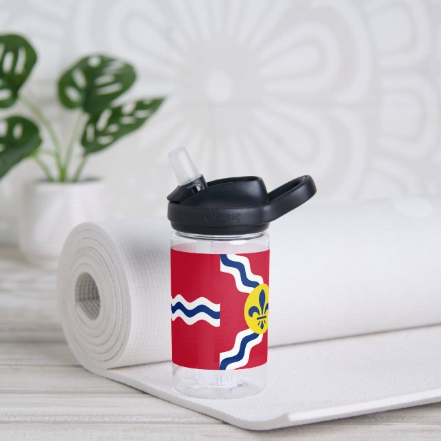 Flag of St. Louis, Missouri  Water Bottle (Yoga)