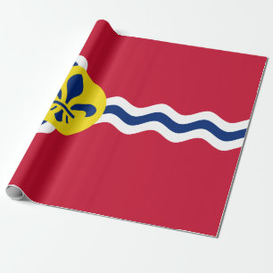 Flag of St Louis (Missouri) Wrapping Paper