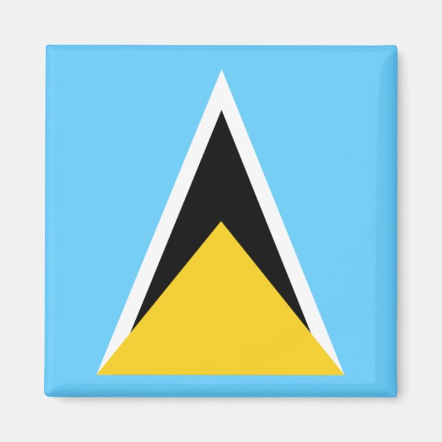 Flag of St Lucia Magnet (Front)