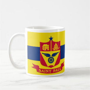 Flag of St Paul, Minnesota Coffee Mug